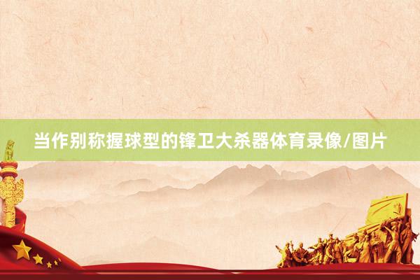 当作别称握球型的锋卫大杀器体育录像/图片