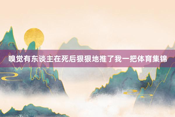 嗅觉有东谈主在死后狠狠地推了我一把体育集锦